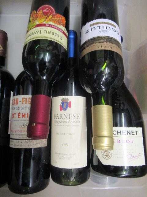 Fifteen bottles of French & European wine Image