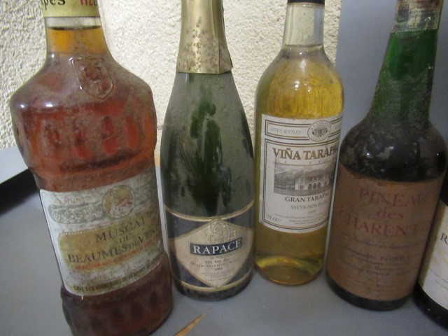 Twelve bottles of European wine and spirits including five bottles of Burgundy Image