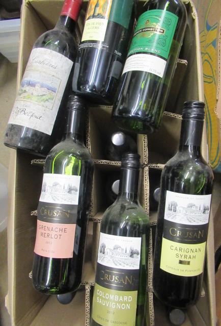 Eleven bottles of French 2012 vintage wine Image