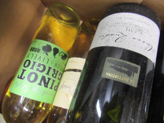 Seventeen bottles of Italian wine Image