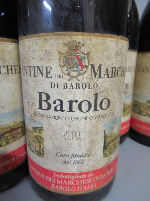 Seven bottles Barolo Image