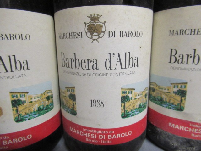 Eight bottles Barbera d'Alba Image