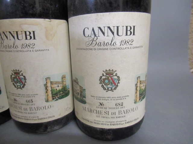 Six bottles Cannubi Image