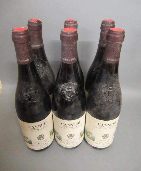 Six bottles Cannubi Image