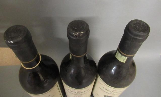 Three bottles Vino Nobile Di Montepulciano Image