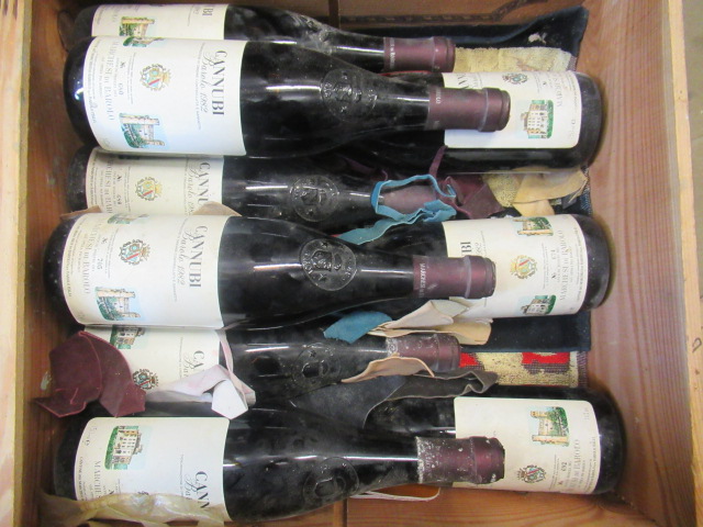 Nine bottles Cannubi Barolo Image