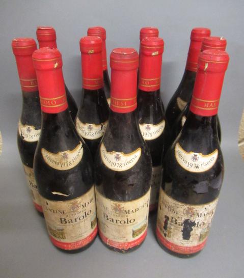 Eleven bottles Barolo Image