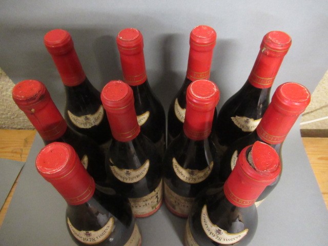 Ten bottles Barolo Image