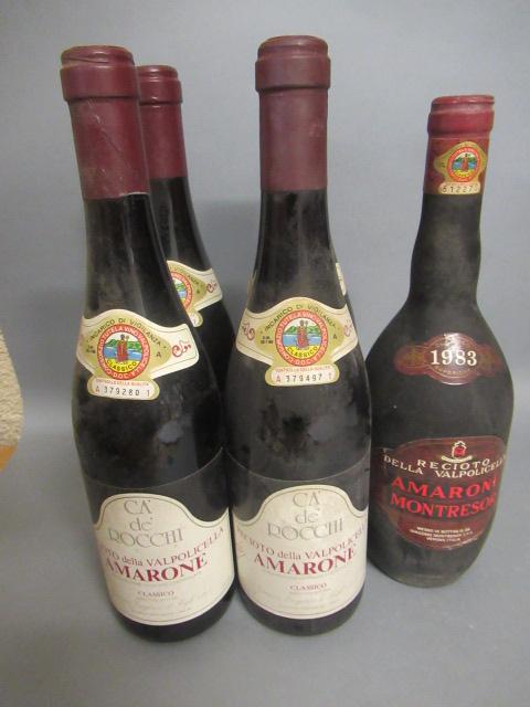 Four bottles Amarone Image