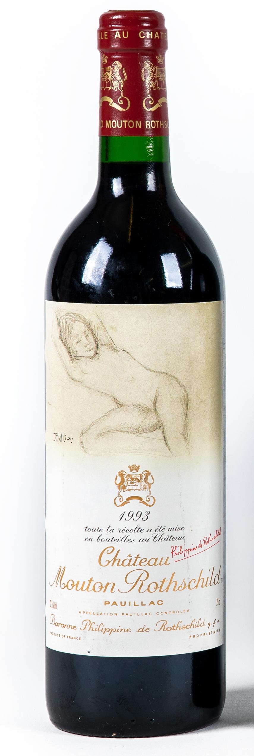 One bottle Chateau Mouton Rothschild Image