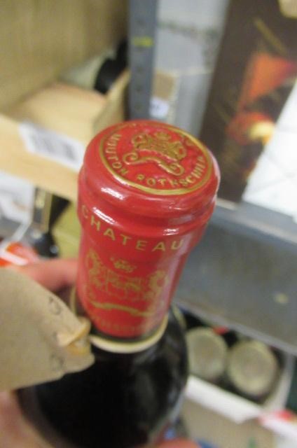 One bottle Chateau Mouton Rothschild Image