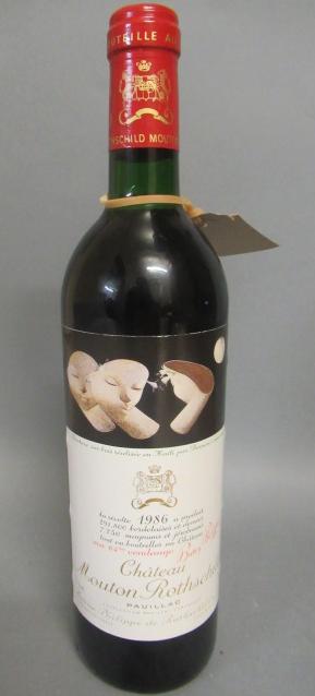 One bottle Chateau Mouton Rothschild Image