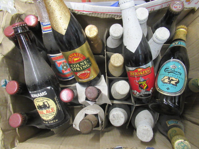 Twenty four bottles of vintage and collectors ale Image