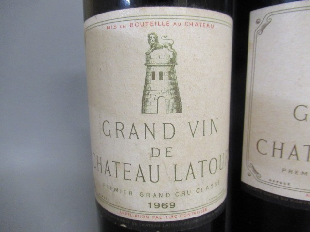 Two bottles Grand vin de Chateau Latour Image