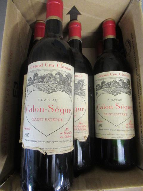 Seven bottles Chateau Calon-Segur Image