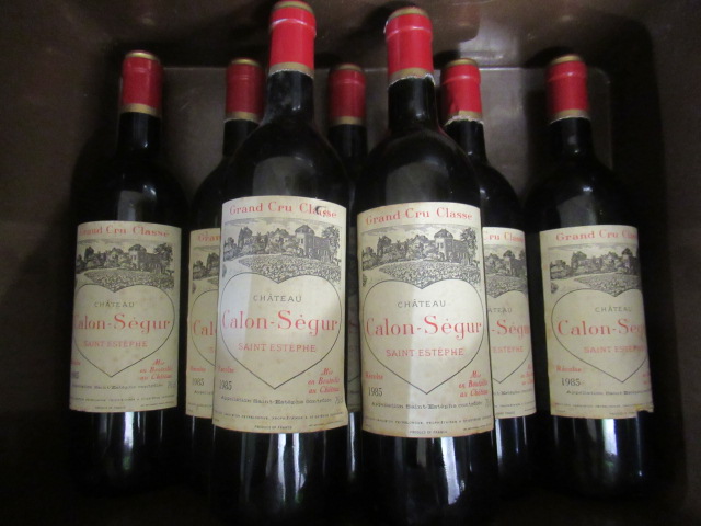 Seven bottles Chateau Calon-Segur Image