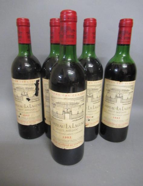 Five bottles Chateau La Lagune Image