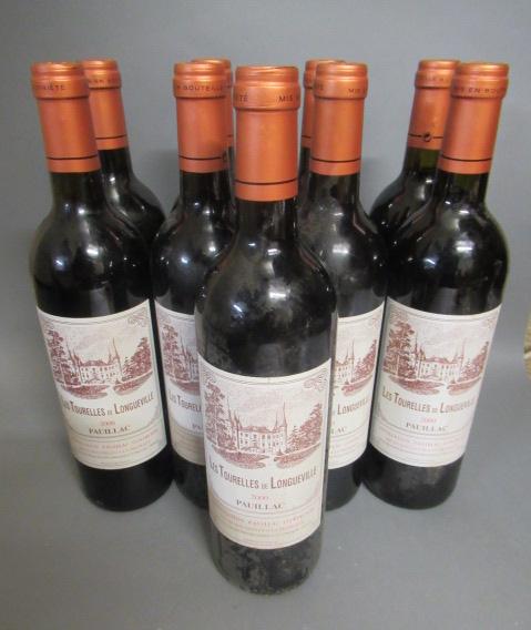 Ten bottles Les Tourelles de Longueville Image