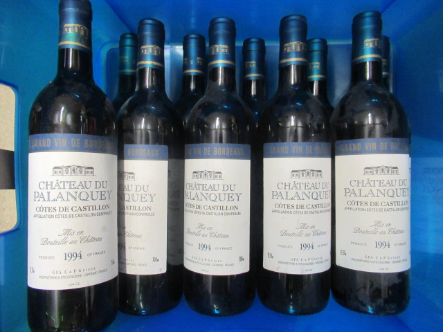 Ten bottles Chateau du Palanquey Image