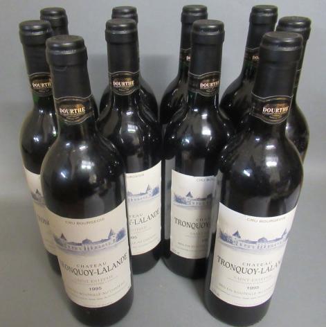 Ten bottles Chateau Tronquoy-Lalande Image
