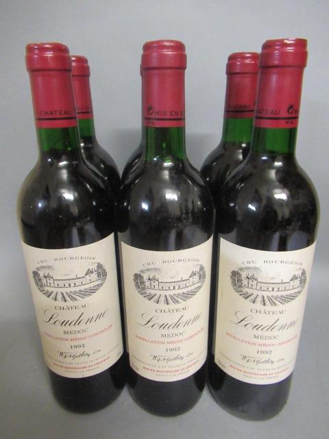 Six bottles Chateau Loudenne Image