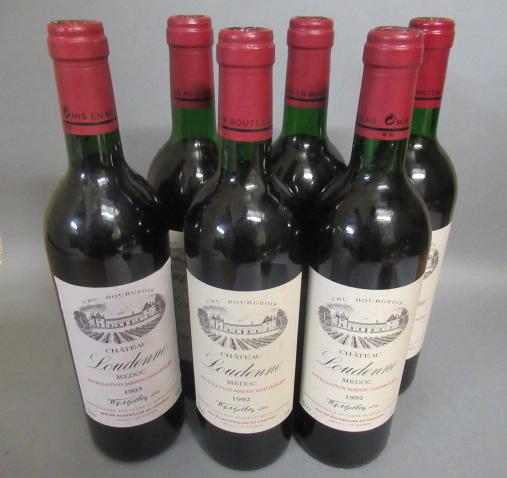 Six bottles Chateau Loudenne Image