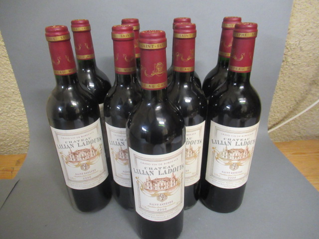 Nine bottles Chateau Lilian Ladouys Image