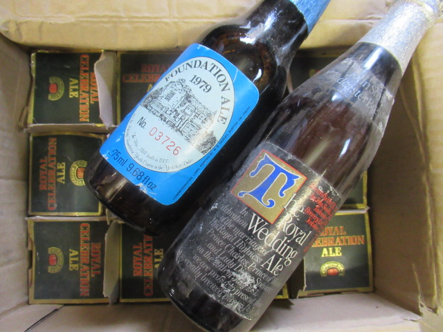 Twenty five bottles of vintage and collectors ale Image