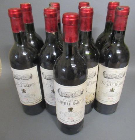 Nine bottles Chateau Leoville Barton Image