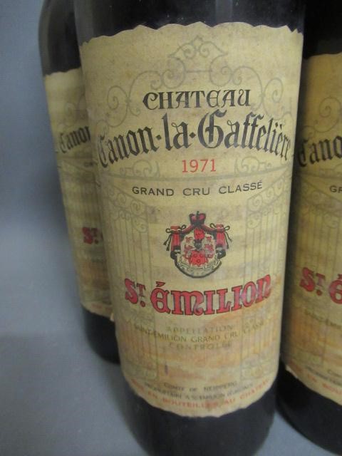 Five bottles Chateau Canon-la-Gaffeliere Image