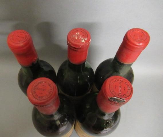 Five bottles Chateau Canon-la-Gaffeliere Image
