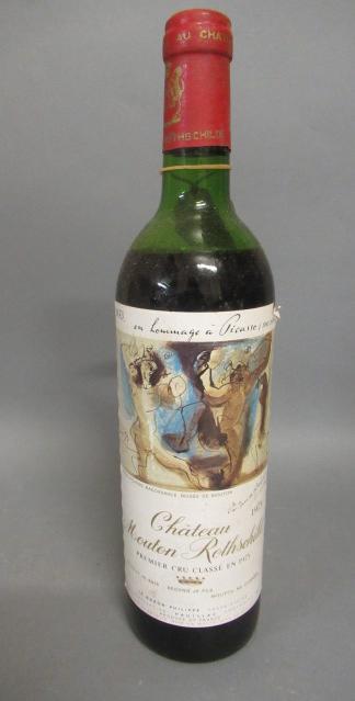 One bottle Chateau Mouton Rothschild Image
