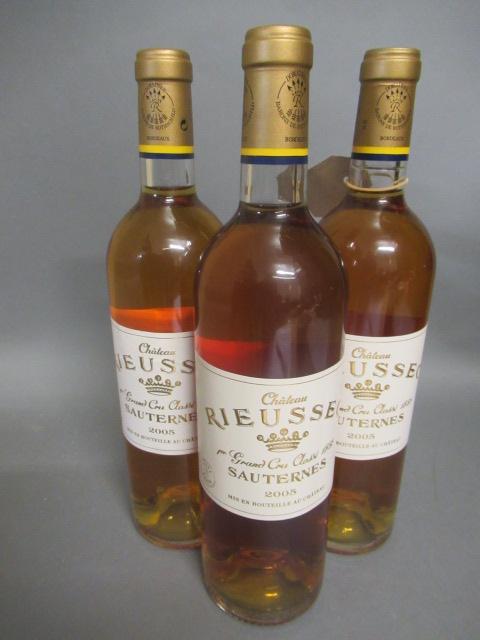 Three bottles Chateau Rieussec Image