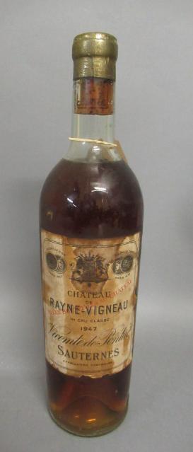 One bottle Chateau Rayne-Vigneau Image