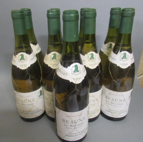 Nine bottles Beaune Les Bressandes Image