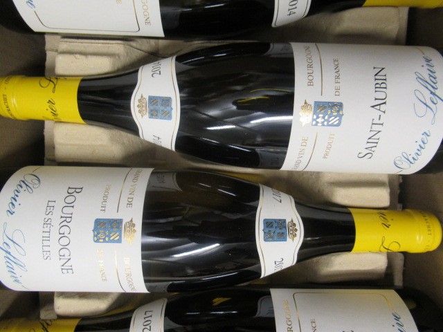 Six bottles Olivier Lefflaive grand vin de Bourgogne Image