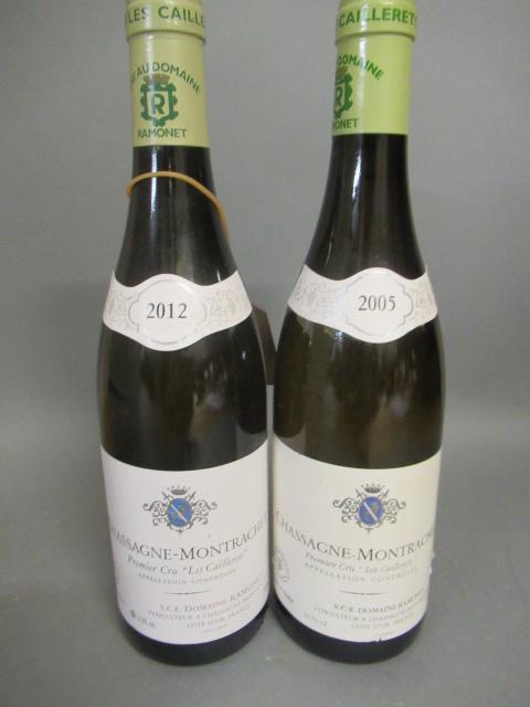Two bottles of  Chassagne-Montrachet Image