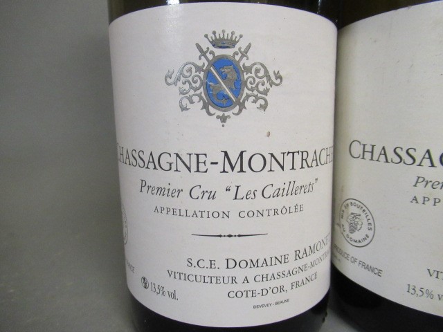 Two bottles of  Chassagne-Montrachet Image