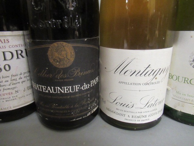 Six bottles of Burgundy Image
