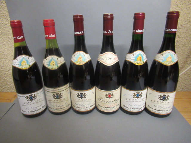 Six bottles Paul Jaboulet Aine Hermitage Image