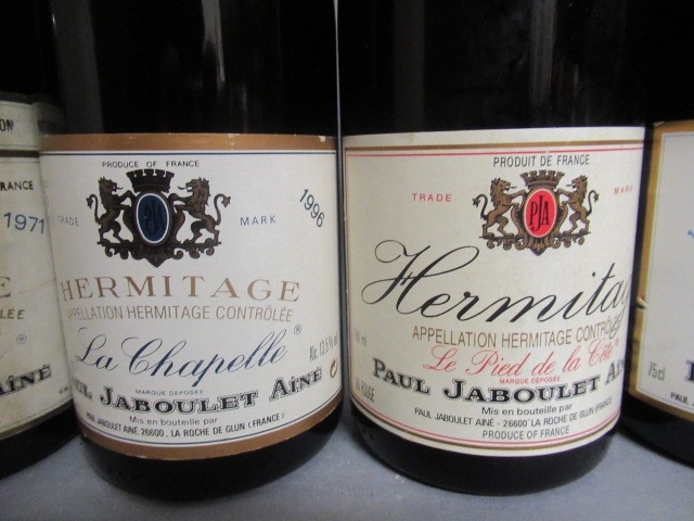 Six bottles Paul Jaboulet Aine Hermitage Image