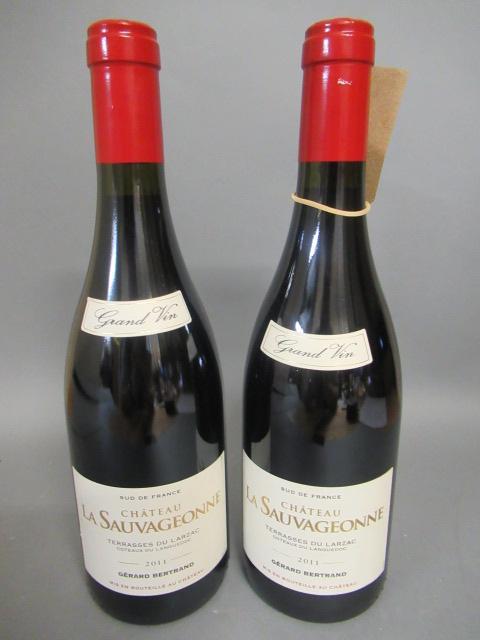 Two bottles Chateau La Sauvageonne Image