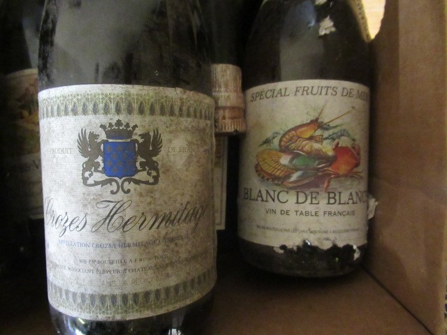 Twenty bottles of Burgundy and Rhone Image