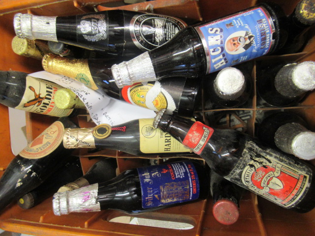Thirty six bottles of vintage and collector's ale Image