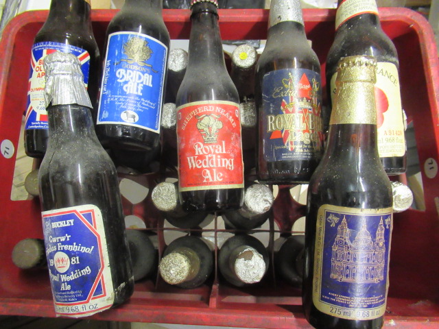 Forty four bottles of vintage and collector's ale mainly from 1981 Image