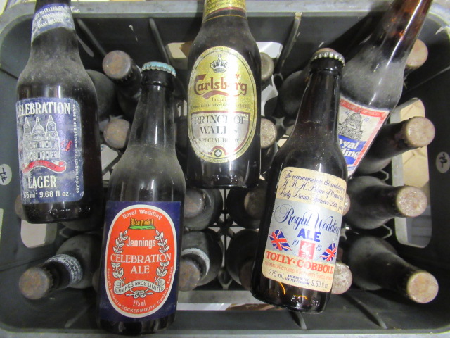Forty four bottles of vintage and collector's ale mainly from 1981 Image