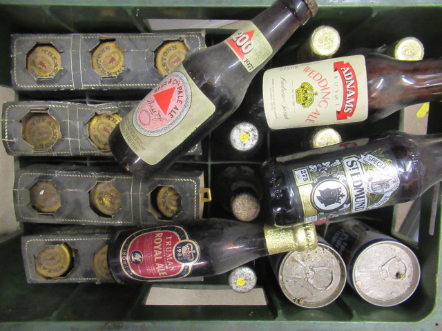 Forty five bottles of vintage and collector's ale mainly from 1970s and 80s Image