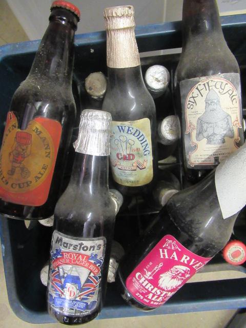 Forty four bottles of vintage and collector's ale mainly from 1981 Image