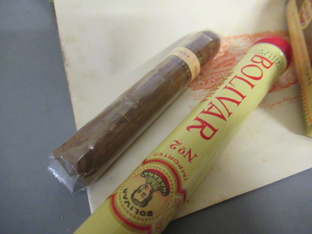 Two part filled boxes of cigars Image