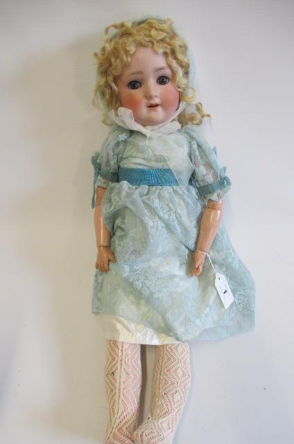 A Schoenau & Hoffmeister bisque socket head doll Image